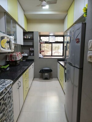 Kitchen in 2 BHK Apartment at Vasant View, Malad West – for Rent