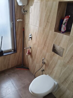 Bathroom in 2 BHK Apartment at Lodha Amara, Kolshet Road – for Rent