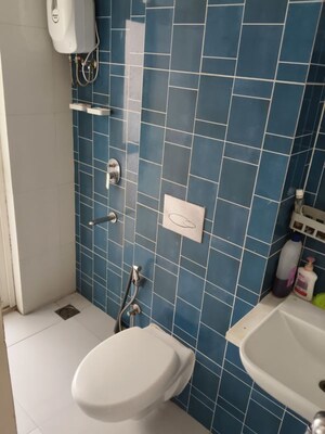 Bathroom in 2 BHK Apartment at Lodha Amara, Kolshet Road – for Rent