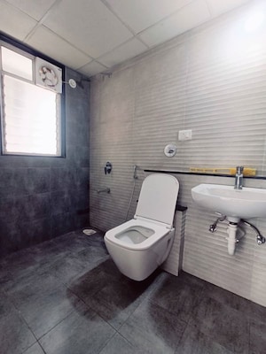 Bathroom in 2 BHK Apartment at Paranjape Trident Towers, Wakad – for Rent
