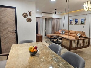 Living Room in 3 BHK Apartment at Unique Shanti Sparsh, Andheri East – for Rent