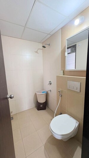 Bathroom in 2 BHK Apartment at Shapoorji Pallonji Joyville Hinjewadi, Hinjewadi – for Rent