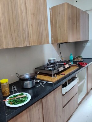 Kitchen in 2.5 BHK Apartment at Lodha Splendora, Ghodbunder Road – for Rent