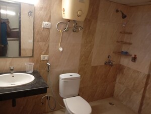 Bathroom in 2 BHK Apartment at Sunworld Vanalika, Sector 107 – for Rent