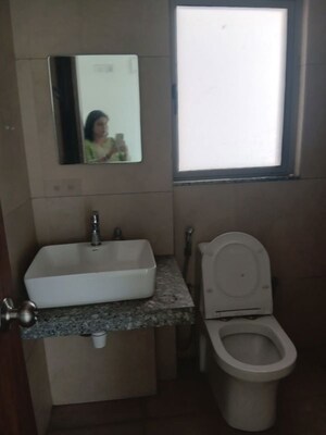 Bathroom in 3 BHK Apartment at Kalpataru Immensa, Kolshet Road – for Rent