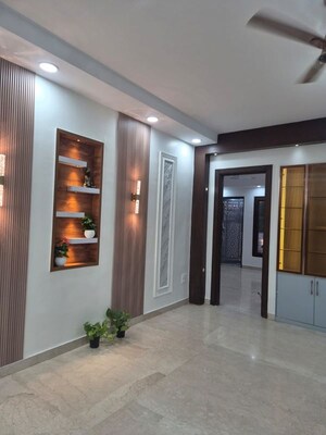 Building Lobby in 3 BHK Builder Floor at Sushant Lok I – for Sale