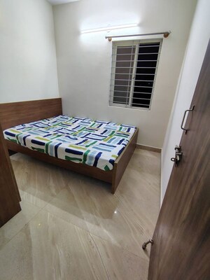 Bedroom in 1 BHK Apartment at Manyata Tech Park, Nagavara – for Rent