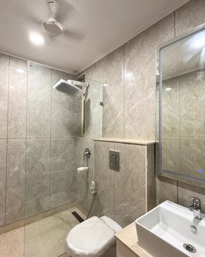 Bathroom in 4 BHK Builder Floor at Palam Vihar – for Rent