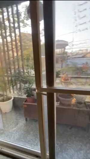 Balcony in 3 BHK Builder Floor at Vaishali Sector 3a – for Rent