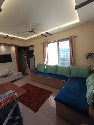 Living Room in 2 BHK Apartment at Sharvil Complex, Kondhwa Budruk – for Sale