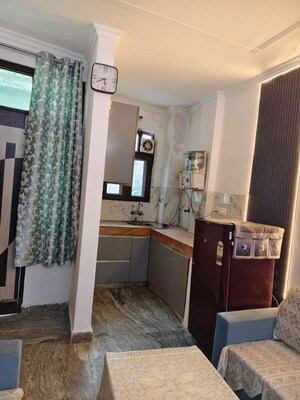 Kitchen in 1 BHK Builder Floor at Sainik Farm – for Rent