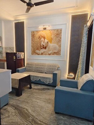 Living Room in 1 BHK Apartment at Saket – for Rent