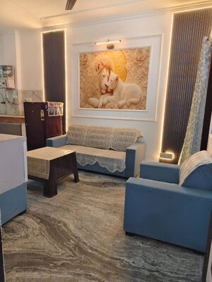 Living Room in 1 BHK Apartment at Saket – for Rent