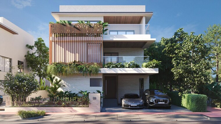 Exterior View, bhavya-evora 5 Bedroom 5904 Sq.Ft. Villa In Nandigama Hyderabad 10673864
