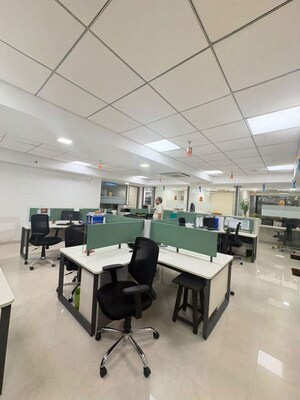 Team Area in  Office Space at Meghna One, Wagle Industrial Estate – for Rent