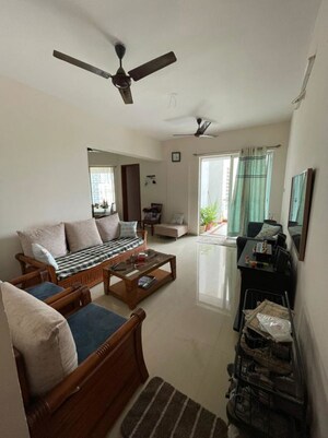 Living Room in 2 BHK Apartment at Madhupushpa Ph-1 CHS, Wakad – for Rent