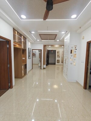 Building Lobby in 3 BHK Apartment at Aurobindo The Regent, Kondapur – for Rent