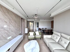 Living Room in 2 BHK Apartment at Indiabulls One Indiabulls, Pokhran Road No Two – for Rent