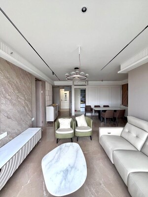 Living Room in 2 BHK Apartment at Indiabulls One Indiabulls, Pokhran Road No Two – for Rent