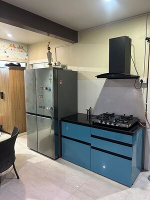 Kitchen in 4 BHK Apartment at Shirine Garden Co Operative Housing Society Ltd, Aundh – for Sale