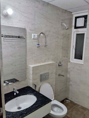 Bathroom in 3 BHK Apartment at Ambala Highway – for Rent