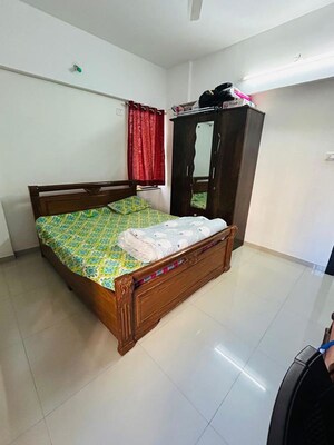 Bedroom in 2 BHK Apartment at Icon Windsor Park, Wakad – for Rent