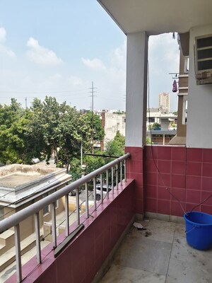 Balcony in 2 BHK Apartment at Royal Towers Noida, Sector 61 – for Rent