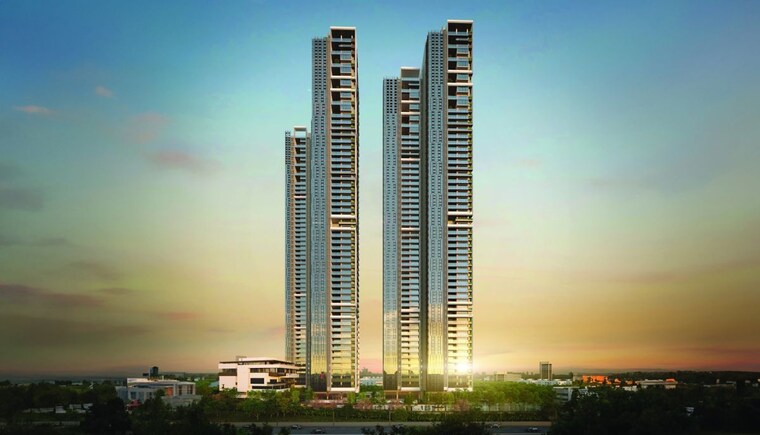 Exterior View, sas-crown 4 Bedroom 8811 Sq.Ft. Apartment In Kokapet Hyderabad 10673995
