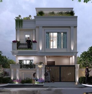 4 BHK Villa – Exterior View View at Kalpana Eco World, Mohanlalganj - for Sale