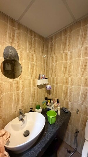 Bathroom in 2 BHK Apartment at Lodha Crown Quality Homes, Majiwada – for Rent