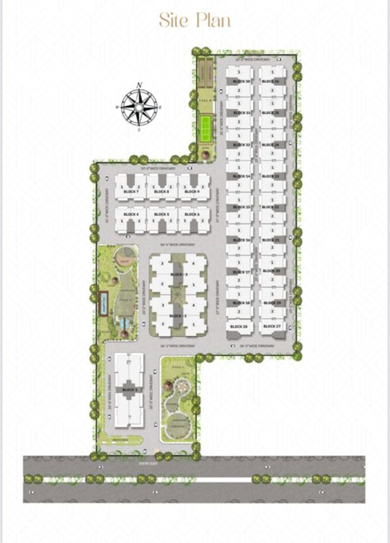 Master Plan, bliss-orra 3 Bedroom 1730 Sq.Ft. Apartment In Ambala Highway Zirakpur 10674046