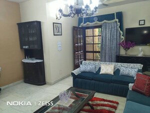 Living Room in 4 BHK Builder Floor at Sarita Vihar – for Rent