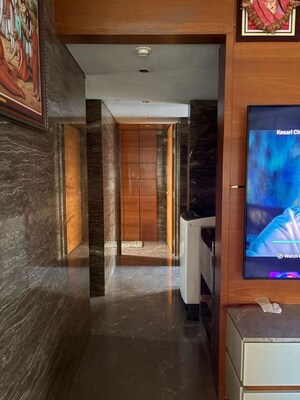 Living Room in 3 BHK Apartment at NG Grand Plaza, Ghansoli – for Rent