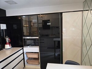 Kitchen in 3 BHK Apartment at NG Grand Plaza, Ghansoli – for Rent