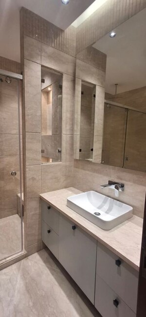 Bathroom in 5 BHK Builder Floor at Kailash Colony – for Rent