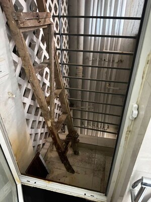 Staircase in 2 BHK Apartment at Omkar Signet, Malad East – for Rent