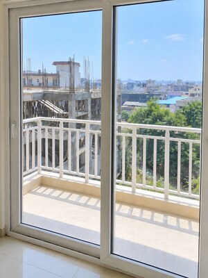 Balcony in 3 BHK Apartment at Rise Organic Ghar, Lal Kuan – for Rent