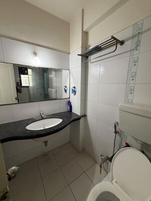 Washroom in 3 BHK Apartment at Mont Vert Seville Phase I, Wakad – for Rent