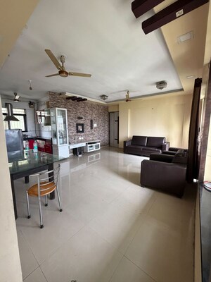Hall in 3 BHK Apartment at Mont Vert Seville Phase I, Wakad – for Rent