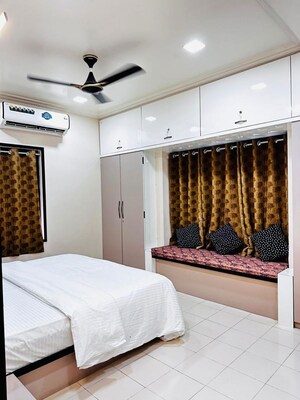 Bedroom in 2 BHK Villa at Bhujbal Shivranjan Towers, Pashan – for Rent