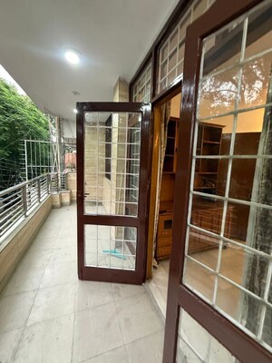 Balcony in 2 BHK Builder Floor at Chittaranjan Park – for Rent
