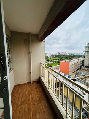 Balcony in 2 BHK Apartment at Marne Maithili Square, Kiwale – for Rent