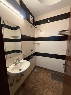 Bathroom in 2 BHK Builder Floor at Kalkaji – for Rent