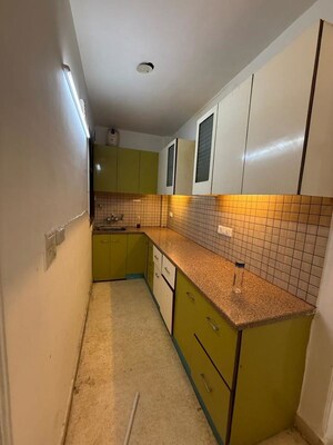 Kitchen in 2 BHK Builder Floor at Kalkaji – for Rent