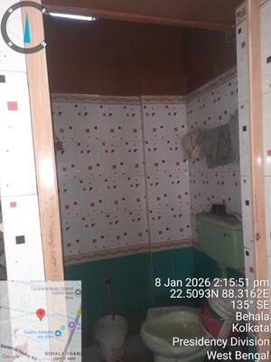 Bathroom in  Apartment at Behala – for Sale