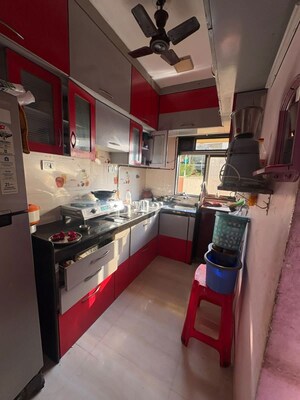Kitchen in 1 BHK Apartment at Tilak Nagar – for Rent