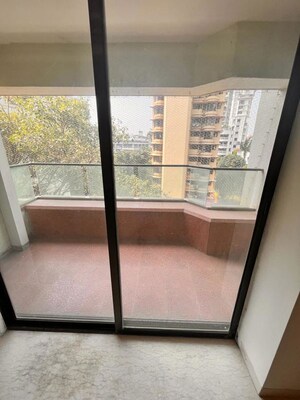 Balcony in 4 BHK Apartment at Khar West – for Rent