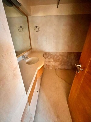 Bathroom in 4 BHK Apartment at Khar West – for Rent