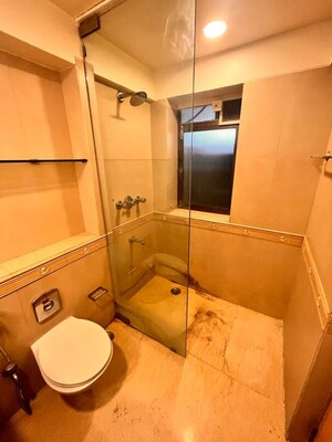 Bathroom in 4 BHK Apartment at Khar West – for Rent