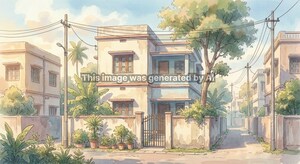  Independent House – Exterior View View at Panchpota - for Sale